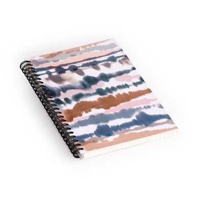 Ninola Design Soft Desert Dunes Blue Spiral Notebook - Deny Designs