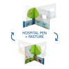 HABA Little Friends Veterinary Clinic Play Set - 4 Detailed Rooms with 1 Vet Figure, Kitten, Kennels and Accessories - 4 of 4