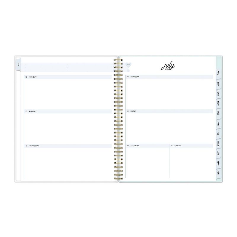 Color Me Courtney for Blue Sky 2024-25 Weekly/Monthly Planner 11&#34;x8.5&#34; Stepped Blue, 6 of 14