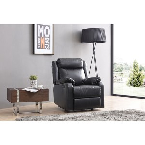 PU Recliner Chair with Padded Arms - 1 of 4