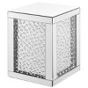 Elegant Lighting 21 inch mirrored two drawers end table in black - 4 of 4