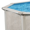 Aquarian Phoenix 18' x 52" Steel Frame Above-Ground Pool Kit, DIY Family Size Backyard Pool with Sand Filter Pump, Ladder, Liner, & Thru-Wall Skimmer - 4 of 4