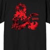 Dungeons & Dragons Red Logo and Symbol Men's Black Crew Neck Short Sleeve Graphic Tee - image 2 of 3