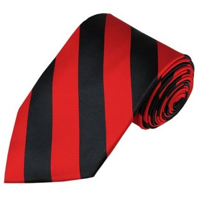 Thedappertie Men's Black And Red 3.25 W And 58 L Inch College Stripe ...