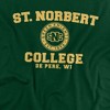 St. Norbert College Official Circle Logo Adult T-Shirt, Hunter Green - image 2 of 4