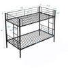 Kumasinova Metal Bunk Bed, Strong Steel Bed Frame with Safe Stairs, Modern Space-Saving Bunk Bed for Teens and Adults, 13" Under-Bed Storage - 4 of 4