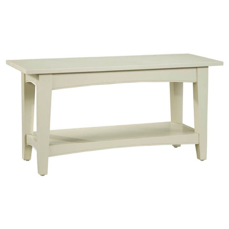 Cottage Bench with Shelf - Alaterre, 1 of 8