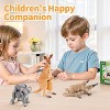 TEMI 6-Piece Australian Animal Figurines Set, Includes Koala, Kangaroo and Platypus with Cubs for Kids - 2 of 4