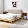 Sevobal Nightstands 2 Set Of Double Draw Nightstand With Drawers, Open Compartment, Elegant And Simple Design, Brown, 15.8"*11.9"*28.1" - 4 of 4