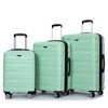 Whisen 3-Piece Set(21/25/29 in.) Luggage Sets Hardshell Lightweight Suitcase with TSA Lock and Two Hooks - 2 of 4