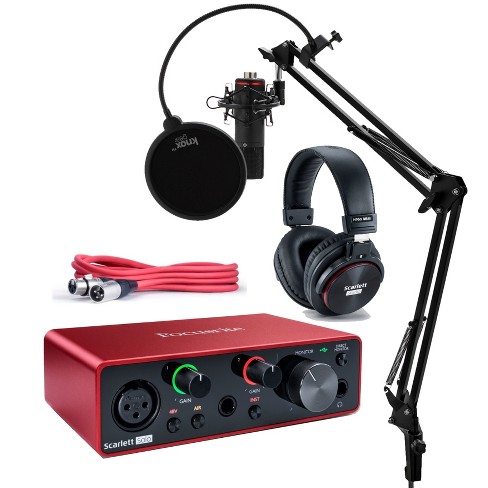 Focusrite Scarlett Solo Studio 3rd Gen Usb Audio Interface And Recording  Bundle : Target