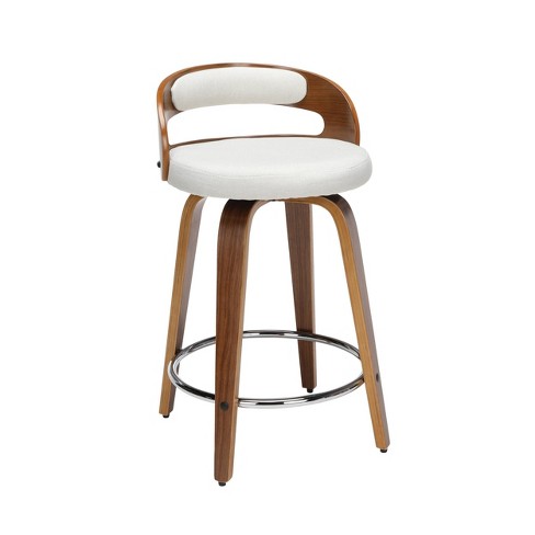24 Low Back Bentwood Frame Swivel, 24 Inch Wooden Swivel Bar Stools With Back