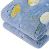 PAVILIA Glow in the Dark Blanket for Girls Boys, Soft Gift Toy Throw for Birthday Christmas Kids Room Decor - 4 of 4