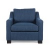 Accent Club Chair Contemporary Upholstered Armrest Design for Living Room with Birch Wood Legs 33.75" Width - 3irtyhousy - 2 of 4