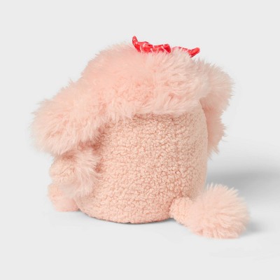 Детские мягкие игрушки Pillowfort Poodle Kids' Mini Weighted Plush Throw Pillow Pink — фото 3