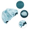 Unique Bargains Women Reusable Shower Cap for Bathroom Hotel 1 Pc - 3 of 4