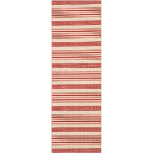 Courtyard CY7062 UV & Stain Resistant Non-Shedding Power Loomed Indoor/Outdoor Rugs - Safavieh - 1 of 4
