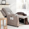 Hybition 40.55inch Height Power Recliner Chair, Breathable Fabric Single Overstuffed Recliner Sofa with USB Charge Port for Living Room - 3 of 4