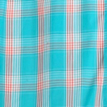 aqua plaid