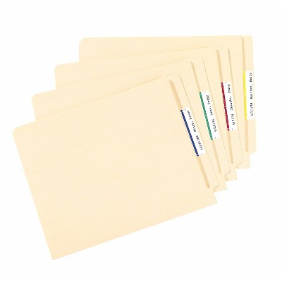Assorted Removable File Folder Labels for Laser and Inkjet Printers