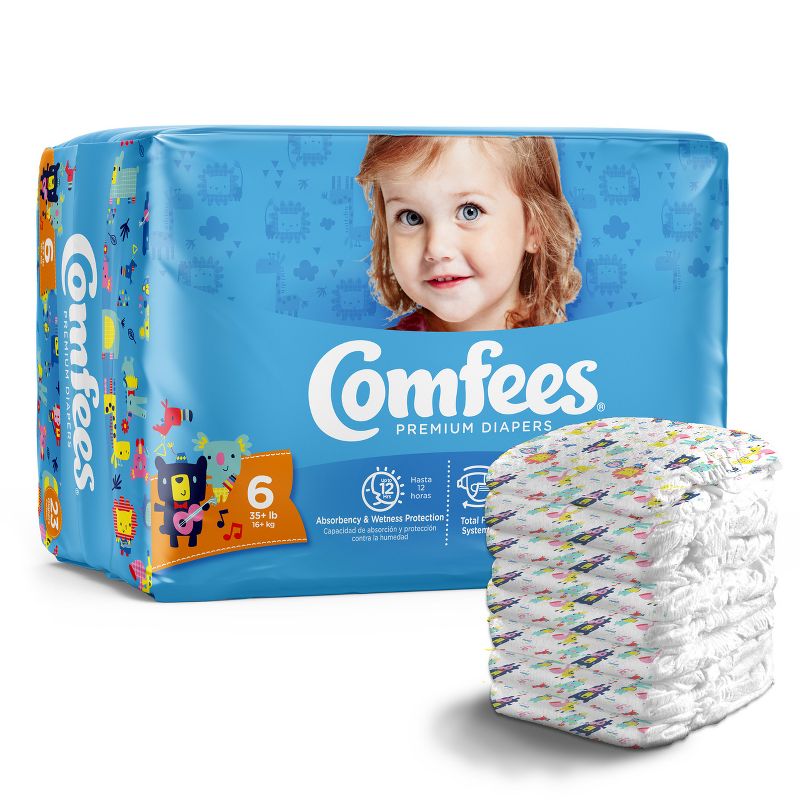 Comfees Premium Baby Diapers with Total Fit System for Boys & Girls, 2 of 4