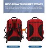 Hynes Eagle Voyager 44L Expandable Travel Backpack-Red - 3 of 4