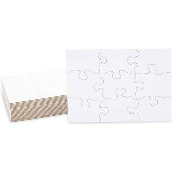 3 Sheets Blank Puzzle Puzzles Draw Sublimation Heat Transfer Toy