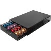 Black Vertuo Coffee Pod Holder, 40-Capacity Nespresso Capsule Organizer with Mesh Design - 4 of 4