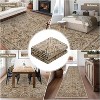 Area Rugs for Living Room Washable, Soft Vintage Neutral Bedroom Rugs Boho Farmhouse Low Pile Non-Slip Indoor Carpet Rugs for Dining Room - 4 of 4