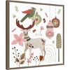 Amanti Art 22"x22" Reindeer Wishes V by Melissa Wang Framed Canvas Wall Art Print - 2 of 4