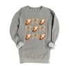 Simply Sage Market Coquette Football Chart Garment Dyed Sweatshirt - 2 of 4
