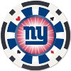 MasterPieces Casino Style 100 Piece Poker Chip Set - NFL New York Giants - 3 of 4