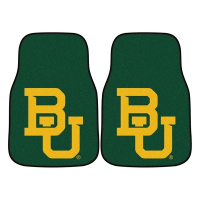 NCAA Baylor Bears Carpet Car Mat Set - 2pc