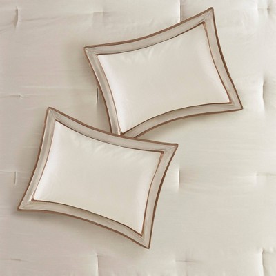 California King Taupe Brown Microfiber Comforter Set