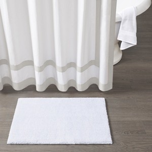 SEVOBAL Bathroom Rugs Bath Mat Rug Home Decor Carpet Shower Mat Non-Skid for Bathtub Side Floor Shower Room Bathroom, White, 30"*20"*0.75" - 1 of 4