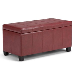 36" Lancaster Storage Ottoman Bench - WyndenHall - 1 of 4