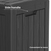 Sersper 28 Gal Outdoor Resin Deck Box and Bench, Multipurpose Storage Container for Patio and Garden - 4 of 4