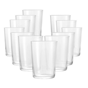 Bormioli Rocco Bodega Maxi Tumblers - Set of 12, Tempered Glass Cups for Water, Juice & Cocktails - Durable Drinkware, 17.75 Oz, Made in Italy - 1 of 4