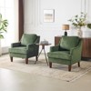 Karl Home |29 inch Wide T-Cushion Polyester Solid Wood Accent Chair - 2 of 4