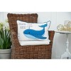 C&F Home 14" x 22" Whale Beach Life Printed and Applique Throw Pillow - 2 of 4