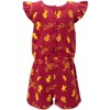 Harry Potter Gryffindor Harry Potter Girls French Terry Sleeveless Romper Little Kid to Big Kid - 3 of 4