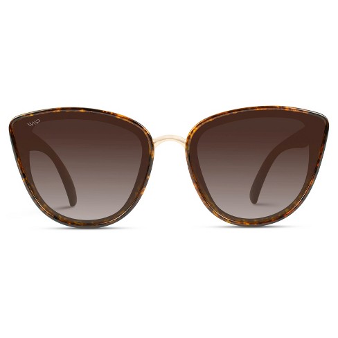 Women's Metal Cateye Sunglasses - Universal Thread™ Gold : Target