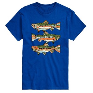 Men's - Instant Message - Northern Trout Short Sleeve Graphic T-Shirt - 1 of 4