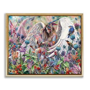 Stupell Industries Angel & Fairies Vivid Meadow, 21" x 17" - 1 of 4