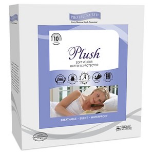 Protect-A-Bed Plush Fitted Sheet Style Mattress Protector - Full