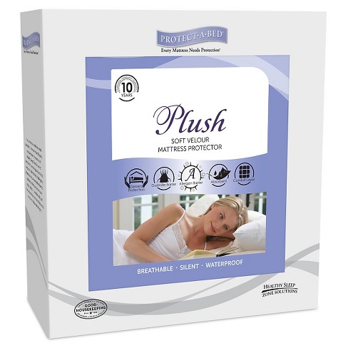 Protect A Bed Plush Fitted Sheet Style, Protect A Bed Premium Waterproof Mattress Protector California King Size