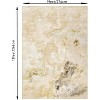 Machine Washable Non-Slip Rubberback Runner Modern Abstract Geometric Print Carpet Traditional Area Rug for Hallway, Bedroom, Living Room - 2 of 4