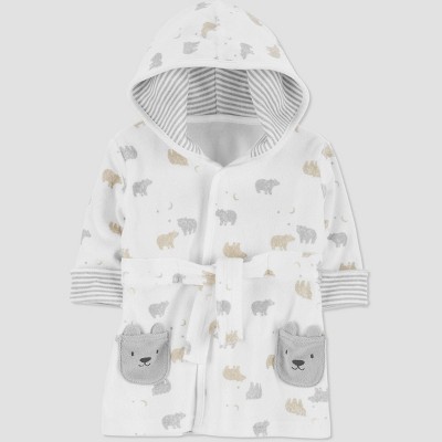 Carter's Just One You® Baby Bear Bath Robe - Gray