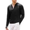 COOFANDY Men Full Zip UPF 50 Sun Protection Hoodie Jacket Long Sleeve Lightweight Breathable UV Shirts with Pockets - 2 of 4