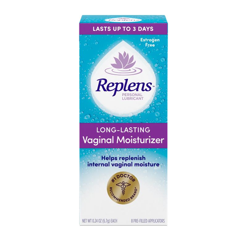 Replens Long Lasting Vaginal Moisturizer - 8 Applicators/1.92oz, 1 of 9